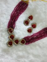 American Diamond Necklace Set - Image 2
