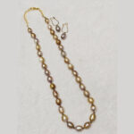 Fresh Water Barooka Pearl Necklace - Image 3