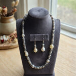 Fresh Water Barooka Pearl with Rainbow Sunmoon Stone