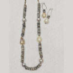 Fresh Water Barooka Pearl with Rainbow Sunmoon Stone - Image 3