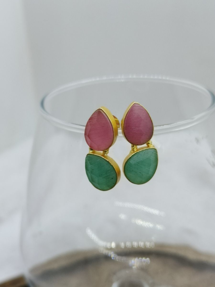 83-2.jpg Monalisa Stone Earrings - Image 1