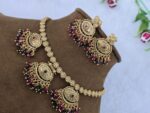 Stone-Studded Artificial Indian Necklace Set for Women - Image 3