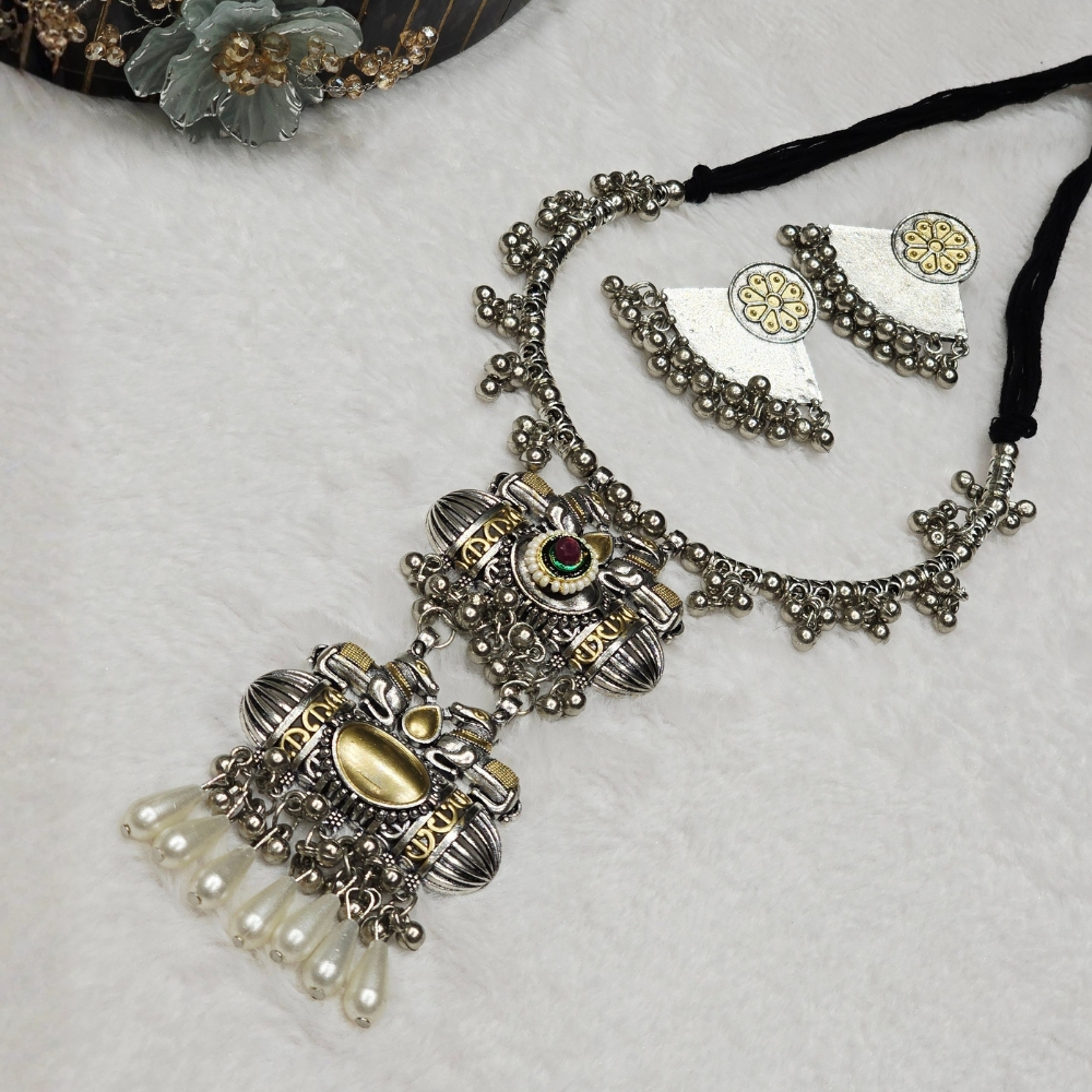 9-6.jpg Oxidized Necklace - Image 1