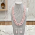 Rose Quartz Stone Necklace