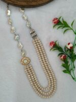 Polki Pearl Necklace - Image 2