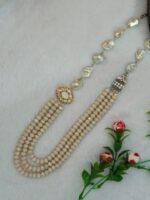 Polki Pearl Necklace - Image 3